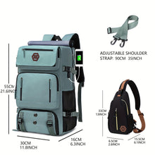 Load image into Gallery viewer, Travel Backpack For Women, Large 17.3 Inch Laptop Bag For Men, Convertible Shoulder Backpack - Shop &amp; Buy
