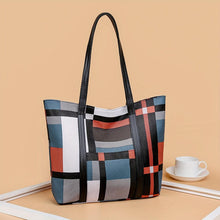 Load image into Gallery viewer, Trendy Color Blocking Tote Bag, Large Capacity Shoulder Bag, Perfect Underarm Bag For Commuting - Shop &amp; Buy
