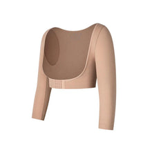 Load image into Gallery viewer, Upper Arm Shaper Post Surgical Slimmer Compression Sleeves Posture Corrector Tops Shapewear for Women 3/4 Sleeve Crop Top - Shop &amp; Buy
