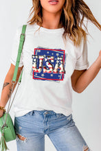 Load image into Gallery viewer, USA Graphic Round Neck Tee Shirt - Shop &amp; Buy
