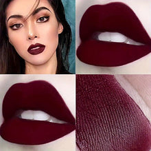 Load image into Gallery viewer, Velvety Dark Red Lip Glaze - Enigmatic Matte Finish, Long-lasting, Waterproof, Cherry Flavored, Liquid Lipstick - Shop &amp; Buy
