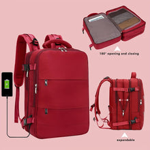 Load image into Gallery viewer, Versatile Waterproof Backpack – Airline-Approved, Expandable Storage, Laptop Safe, Sleek Design for Travel &amp; School - Shop &amp; Buy
