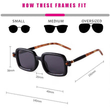 Load image into Gallery viewer, Vintage Gray Pink Lens Square Sunglasses Women Brand Fashion Spectacle Plain Eyewear 90s Rectangle Men Shades Sun Glasses - Shop &amp; Buy
