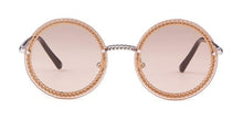 Load image into Gallery viewer, Vintage Round Sunglasses Women with Pearl Chain Accessory Luxury Brand Design Retro Gold Frame Sun Glasses - Shop &amp; Buy
