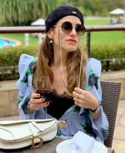 Load image into Gallery viewer, Vintage Round Sunglasses Women with Pearl Chain Accessory Luxury Brand Design Retro Gold Frame Sun Glasses - Shop &amp; Buy
