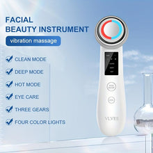 Load image into Gallery viewer, Vlvee Facial Beauty Instrument: Vibrating Massage with Four Color LED Lights - Shop &amp; Buy
