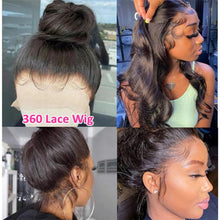 Load image into Gallery viewer, Water Wave 360 Lace Front Wigs For Women Pre Plucked With Baby Hair Curly Human Hair Wigs Water Wave Lace Frontal Wigs - Shop &amp; Buy
