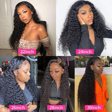 Load image into Gallery viewer, Water Wave 360 Lace Front Wigs For Women Pre Plucked With Baby Hair Curly Human Hair Wigs Water Wave Lace Frontal Wigs - Shop &amp; Buy
