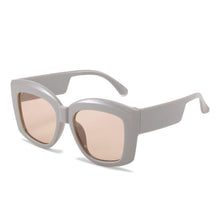 Load image into Gallery viewer, WHO CUTIE Trendy Square Green Oversized Sunglasses Women Retro Decor Acrylic Shade Eyewear Big Purple Men Sun Glasses UV400 - Shop &amp; Buy
