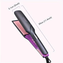 Load image into Gallery viewer, Wide Flat Iron Hair Straightener: Professional 1-3/4 Inch Argan Oil &amp; Keratin Infused Ceramic Hair Straightener - Shop &amp; Buy
