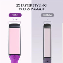 Load image into Gallery viewer, Wide Flat Iron Hair Straightener: Professional 1-3/4 Inch Argan Oil &amp; Keratin Infused Ceramic Hair Straightener - Shop &amp; Buy
