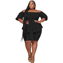 Load image into Gallery viewer, Wmstar Plus Size Two Piece Outfits Women New In Matching Shorts Sets Loose Top with Bandage Summer - Shop &amp; Buy
