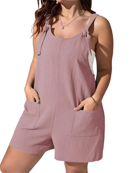 Wmstar Plus Size Women Clothing Romper Solid Jumpsuit Slip Corset Sexy Casual Shorts New Style Summer - Shop & Buy