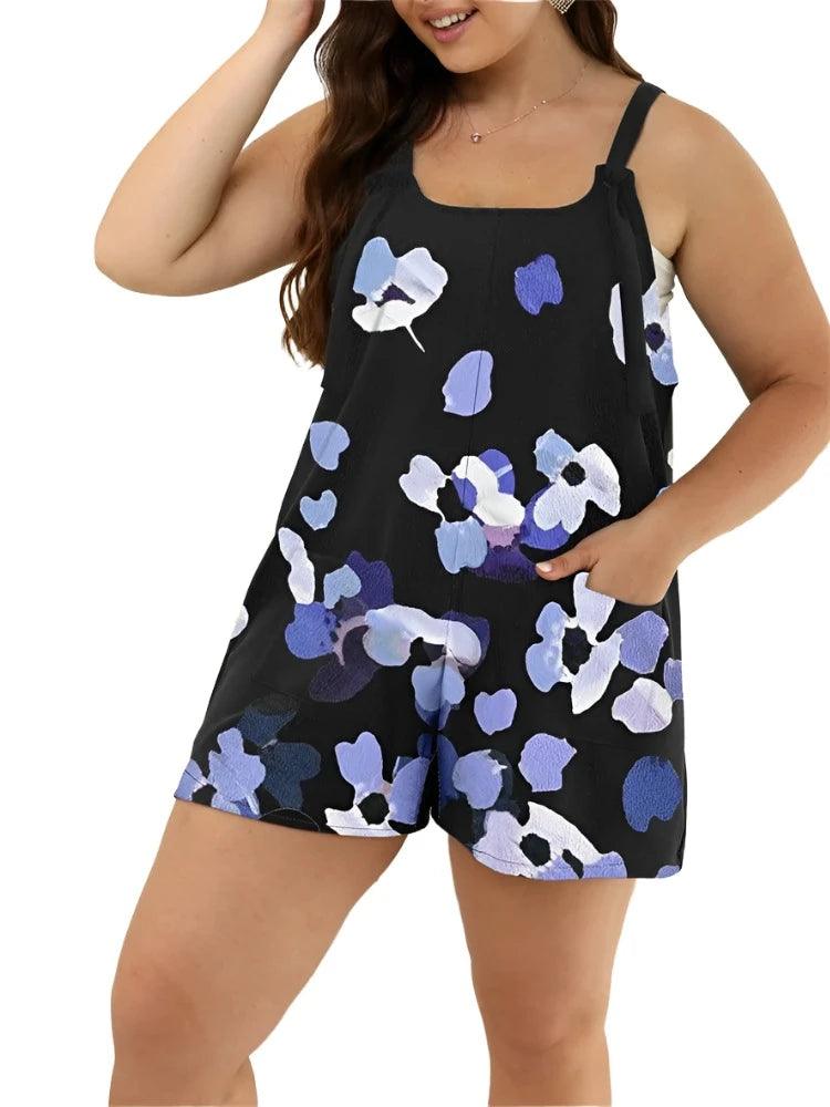 Wmstar Plus Size Women Clothing Romper Solid Jumpsuit Slip Corset Sexy Casual Shorts New Style Summer - Shop & Buy