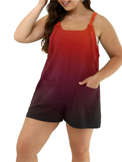 Wmstar Plus Size Women Clothing Romper Solid Jumpsuit Slip Corset Sexy Casual Shorts New Style Summer - Shop & Buy