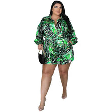 Load image into Gallery viewer, Wmstar Plus Size Women Jumpsuit Summer One Piece Printed Lace Up Elastic Waist Casual Bodysuit - Shop &amp; Buy
