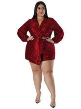 Load image into Gallery viewer, Wmstar Women Plus Size Clothes Party Jumpsuit Solid V Neck Fashion One Piece Outfit Fashion Bodysuit - Shop &amp; Buy
