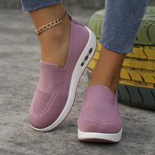 Load image into Gallery viewer, Women Air Cushion Sock Sneakers, Casual Breathable Solid Color Low Top Trainers, Comfortable Knitted Walking Shoes - Shop &amp; Buy
