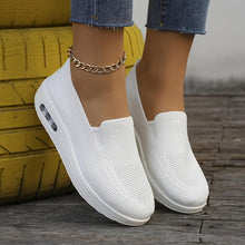 Load image into Gallery viewer, Women Air Cushion Sock Sneakers, Casual Breathable Solid Color Low Top Trainers, Comfortable Knitted Walking Shoes - Shop &amp; Buy
