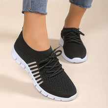 Load image into Gallery viewer, Women Air-Flow Knit Running Shoes - Lightweight &amp; Breathable, Secure Lace-Up, Shock-Absorbing Sole - Perfect for Walking, Running &amp; Casual Style - Shop &amp; Buy
