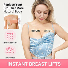 Load image into Gallery viewer, Women Breast Lift Nipple Covers Push Up Bra Invisible 1 set of Boob Tape Adhesive Bras Stretch Cloth Chest Sticker Sexy Bralette - Shop &amp; Buy
