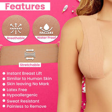 Load image into Gallery viewer, Women Breast Lift Nipple Covers Push Up Bra Invisible 1 set of Boob Tape Adhesive Bras Stretch Cloth Chest Sticker Sexy Bralette - Shop &amp; Buy
