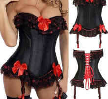 Load image into Gallery viewer, Women Bustiers &amp; Corsets Steampunk Corset Costume Gothic Clothing Overbust Bustier Tops Waist Cincher Corselet Shapewear Outfit - Shop &amp; Buy
