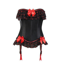 Load image into Gallery viewer, Women Bustiers &amp; Corsets Steampunk Corset Costume Gothic Clothing Overbust Bustier Tops Waist Cincher Corselet Shapewear Outfit - Shop &amp; Buy