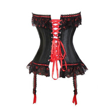 Load image into Gallery viewer, Women Bustiers &amp; Corsets Steampunk Corset Costume Gothic Clothing Overbust Bustier Tops Waist Cincher Corselet Shapewear Outfit - Shop &amp; Buy

