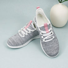 Load image into Gallery viewer, Women Casual Slip-on Sneakers, Lightweight Lace Up Running Shoes, Knitted Low Top Sneakers - Shop &amp; Buy
