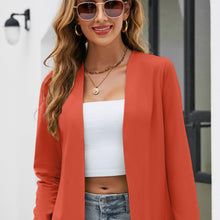 Load image into Gallery viewer, Women Chic Long Sleeve Blazer - Sleek Open Front Design, Versatile Casual to Office Wear, Comfortable Tailored Fit for Everyday Elegance - Shop &amp; Buy
