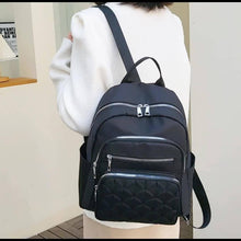 Load image into Gallery viewer, Women Embroidered Backpack, Casual Light Multi-Pocket Daypack With Quilting Design - Shop &amp; Buy
