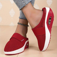 Load image into Gallery viewer, Women Flying Woven Mesh Sandals, Casual Air Cushion Sole Mules, Breathable &amp; Lightweight Mule Sneakers - Shop &amp; Buy
