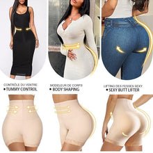 Load image into Gallery viewer, Women High Waist Lace Butt Lifter Body Shaper Tummy Control Panties Boyshort Pad Shorts Hip Enhancer Shapewear - Shop &amp; Buy
