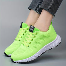 Load image into Gallery viewer, Women Lightweight Breathable Knit Sneakers - Stylish Casual Lace Up Shoes for Outdoor Walking - Durable &amp; Flexible, Perfect for Everyday Comfort - Shop &amp; Buy
