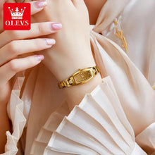 Load image into Gallery viewer, Women Quartz Watch Luxury Lmported Movement Gold Waterproof Elegant Diamond Set Jewellery Women Wrist Watch - Shop &amp; Buy
