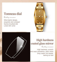 Load image into Gallery viewer, Women Quartz Watch Luxury Lmported Movement Gold Waterproof Elegant Diamond Set Jewellery Women Wrist Watch - Shop &amp; Buy
