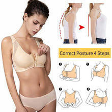 Load image into Gallery viewer, Women&#39;s Back Support Posture Corrector No Padded Slim Wireless Tops Chest Lifter Breast Shapewear - Shop &amp; Buy
