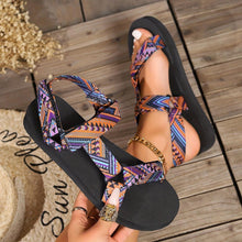 Load image into Gallery viewer, Women&#39;s Fashion Outdoor Open Toe Beach Sandals, Color Matching Block Strap - Shop &amp; Buy
