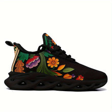 Load image into Gallery viewer, Women&#39;s Flower Detail Lace-up Blade Type Running Shoes, Lightweight Low Top Fashion Casual Sneakers - Shop &amp; Buy
