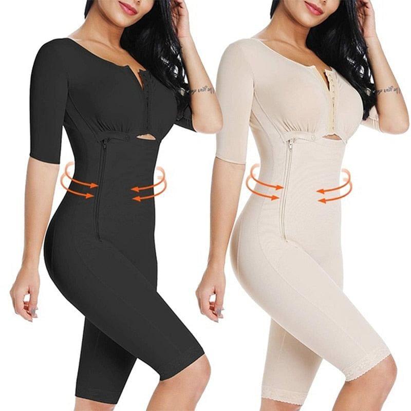 Women's Full Body Shapewear Bodysuit Post Surgery Compression Garment Firm Control Body Shaper Waist Trainer Slimming Underwear - Shop & Buy