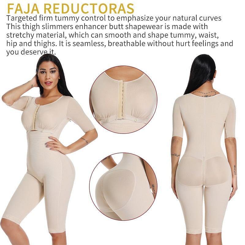 Women's Full Body Shapewear Bodysuit Post Surgery Compression Garment Firm Control Body Shaper Waist Trainer Slimming Underwear - Shop & Buy