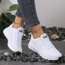 Load image into Gallery viewer, Women&#39;s Lightweight Non-slip Sneakers, Comfortable Lace Up Elastic Soft Sole Running Shoes - Shop &amp; Buy
