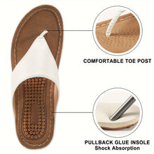 Load image into Gallery viewer, Women&#39;s Massage Flip Flops, Comfortable Arch Support Wedge Slide Sandals, Casual Outdoor Shoes - Shop &amp; Buy
