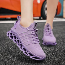 Load image into Gallery viewer, Women&#39;s Mesh Breathable And Shockproof Tennis Sports Shoes, Lightweight Non-slip Thick Soled Sneakers - Shop &amp; Buy

