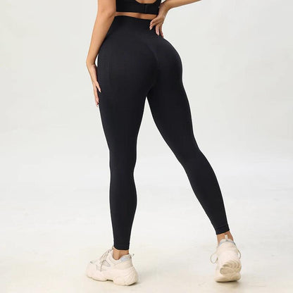 Women's Seamless Yoga Pants Solid Color Quick Dry Breathable Sweatpants Gym Leggings - Shop & Buy