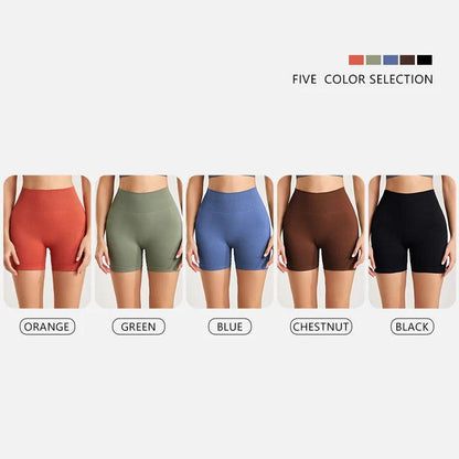 Women's Seamless Yoga Shorts Hip Lifting Fitness Pants Stretchy Quick Dry Breathable Pants - Shop & Buy