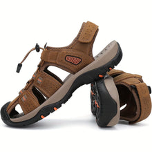 Load image into Gallery viewer, Women&#39;s Sport Sandals Outdoor Hiking Sandals Closed Toe Leather Athletic Lightweight Trail Walking Casual Sandals Water Shoes - Shop &amp; Buy
