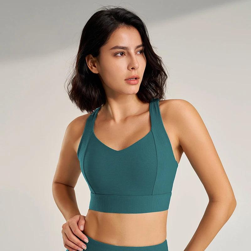 Women's sports and fitness bra yoga running small tank top beautiful back quick dry underwear - Shop & Buy