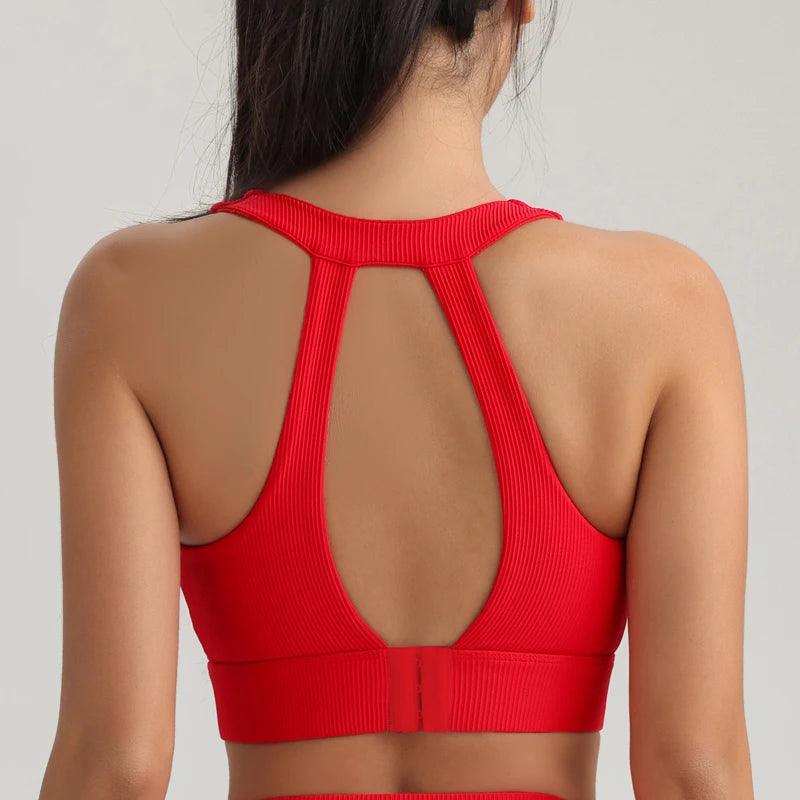 Women's sports and fitness bra yoga running small tank top beautiful back quick dry underwear - Shop & Buy